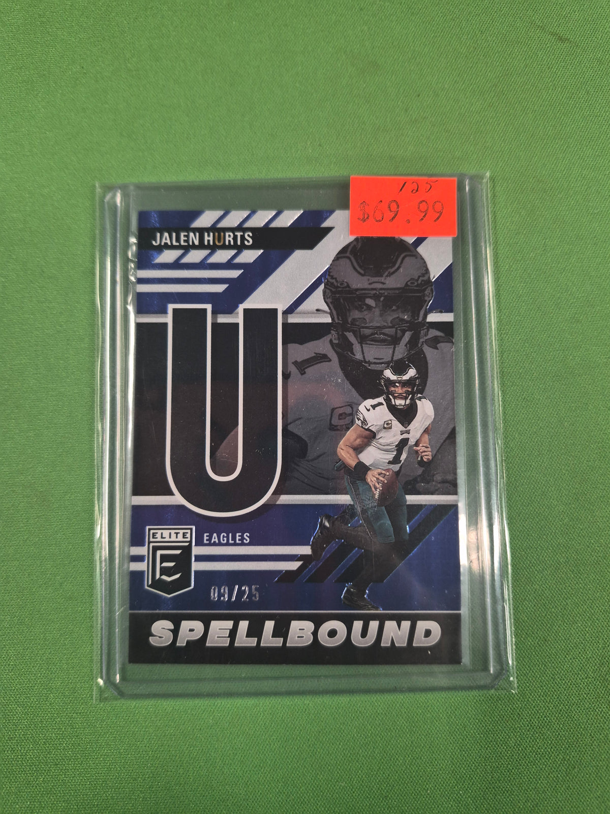 Jalen Hurts 2023 Spellbound "U" /25 Elite