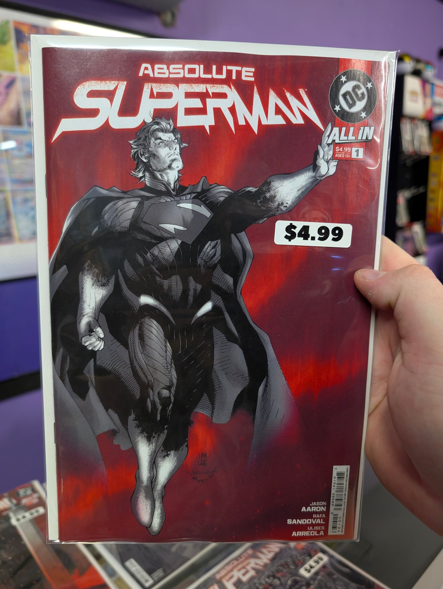 Absolute Superman #1 Third Printing Jim Lee Variant 2/12/25 Release