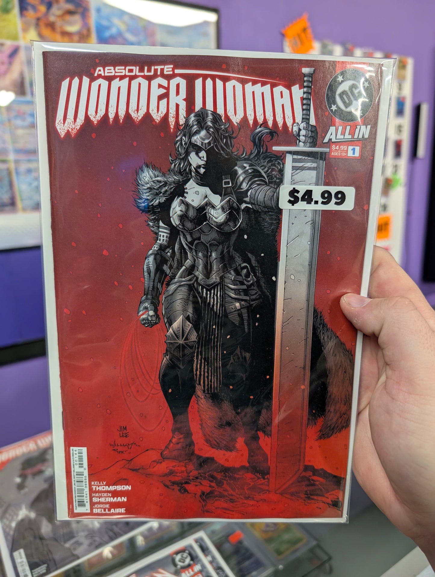 Absolute Wonder Woman #1 Fourth Printing Jim Lee 2/12/25