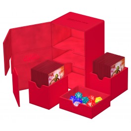 Ultimate Guard Twin Flip'n'Tray 266+ Red Monocolor