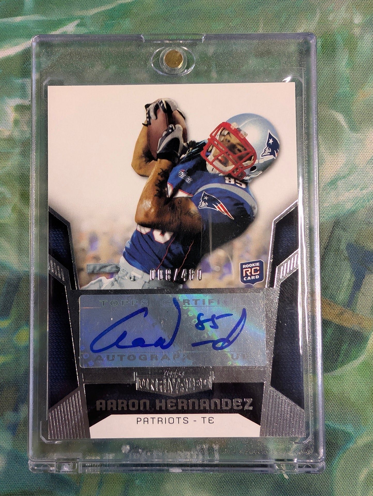 2010 Topps Aaron Hernandez RC Auto /480