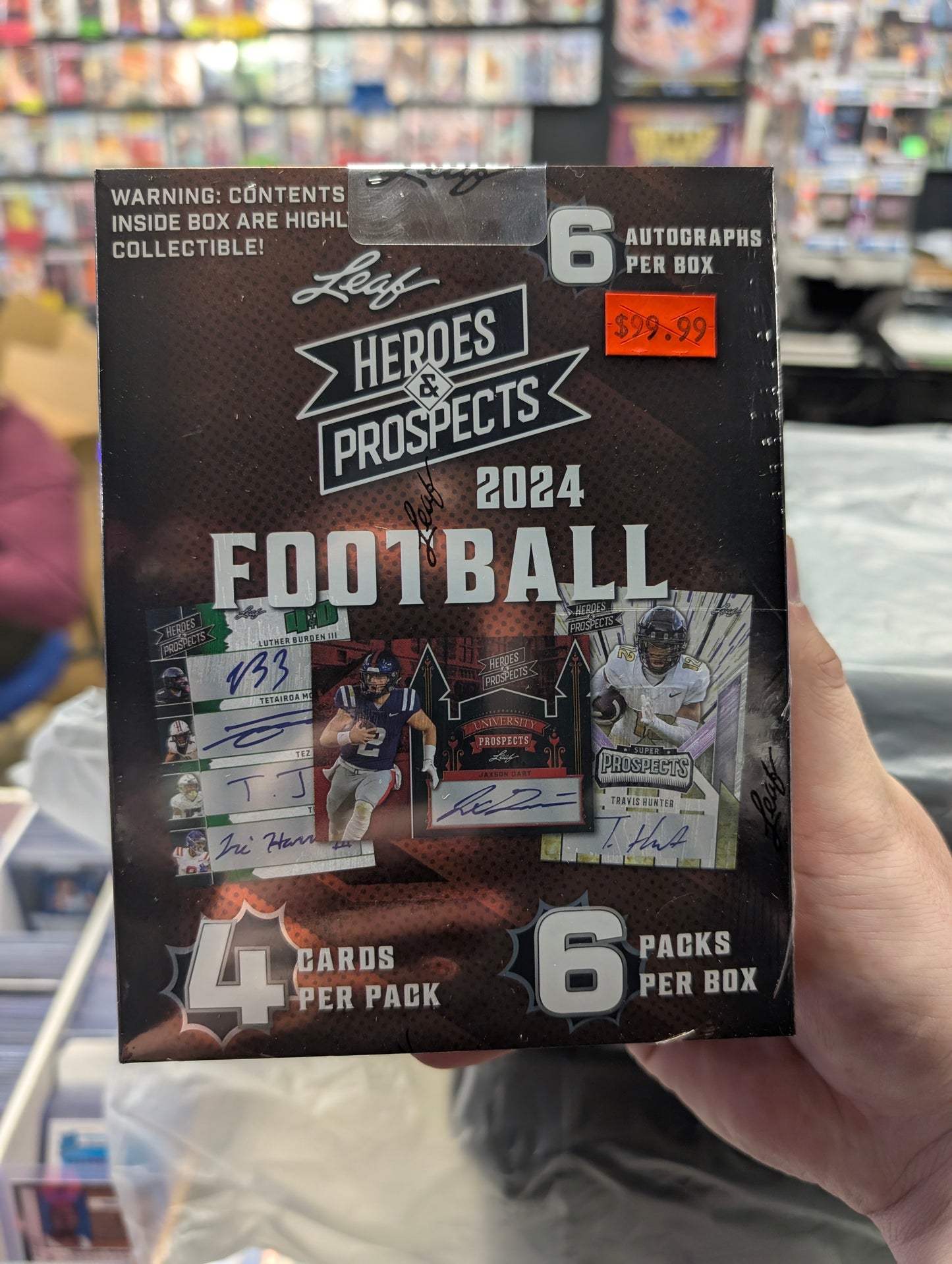 Leaf Football Heroes & Prospects Hobby Box