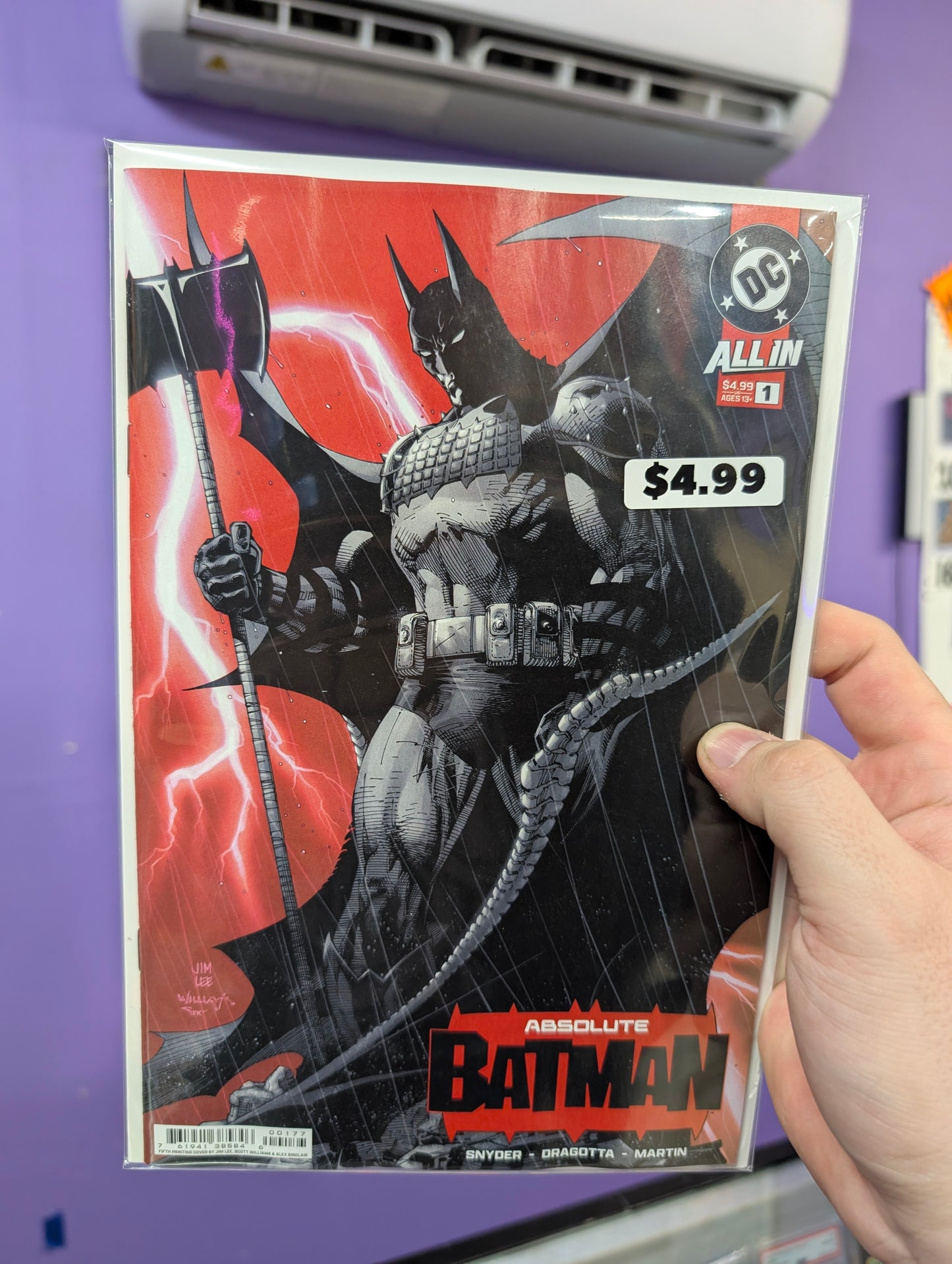 Absolute Batman #1 Fifth Printing Jim Lee 2/12/25 Release