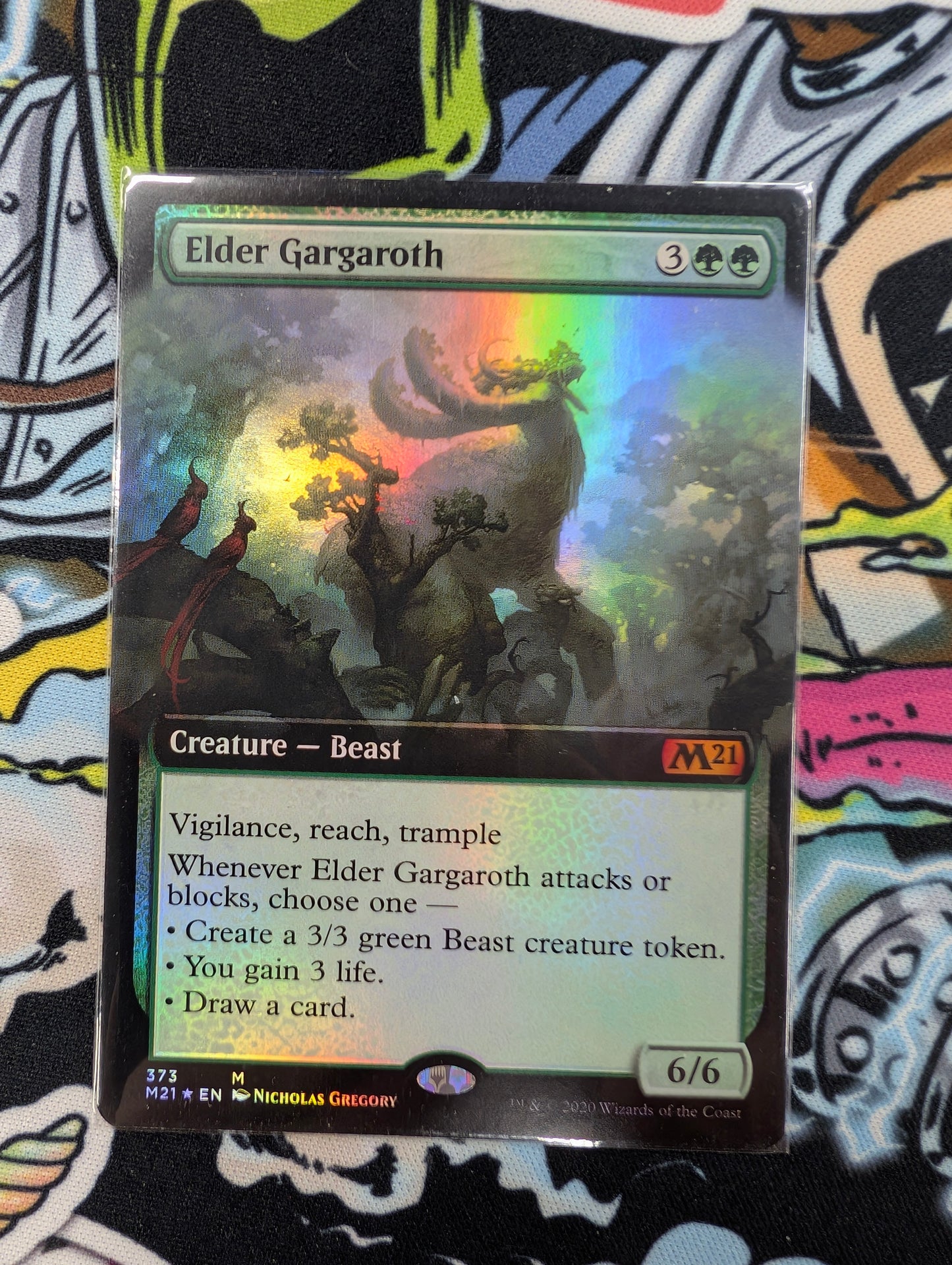 Elder Gargaroth (Extended Art) Foil