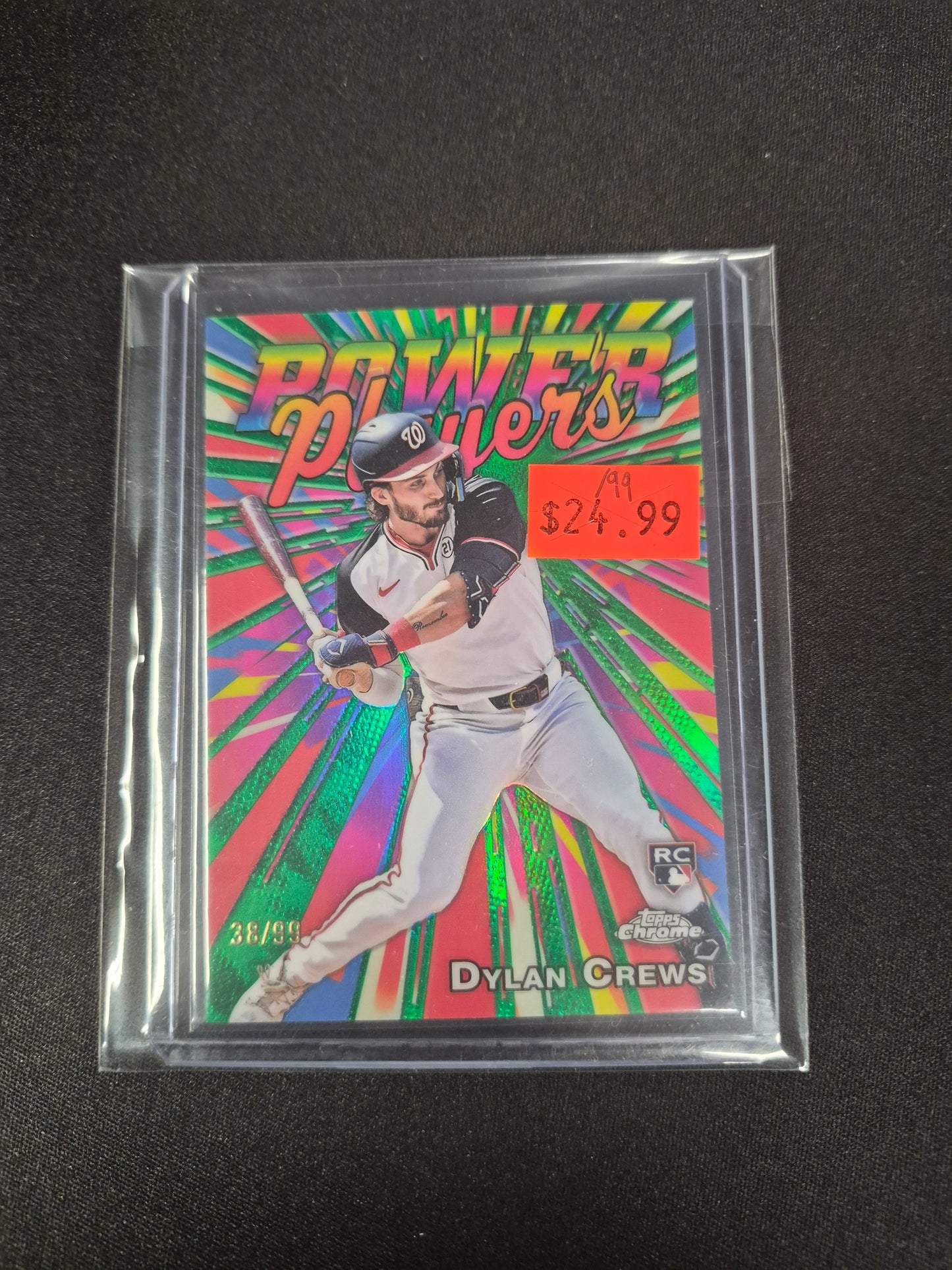 Dylan Crews Power Players RC Topps Chrome /99