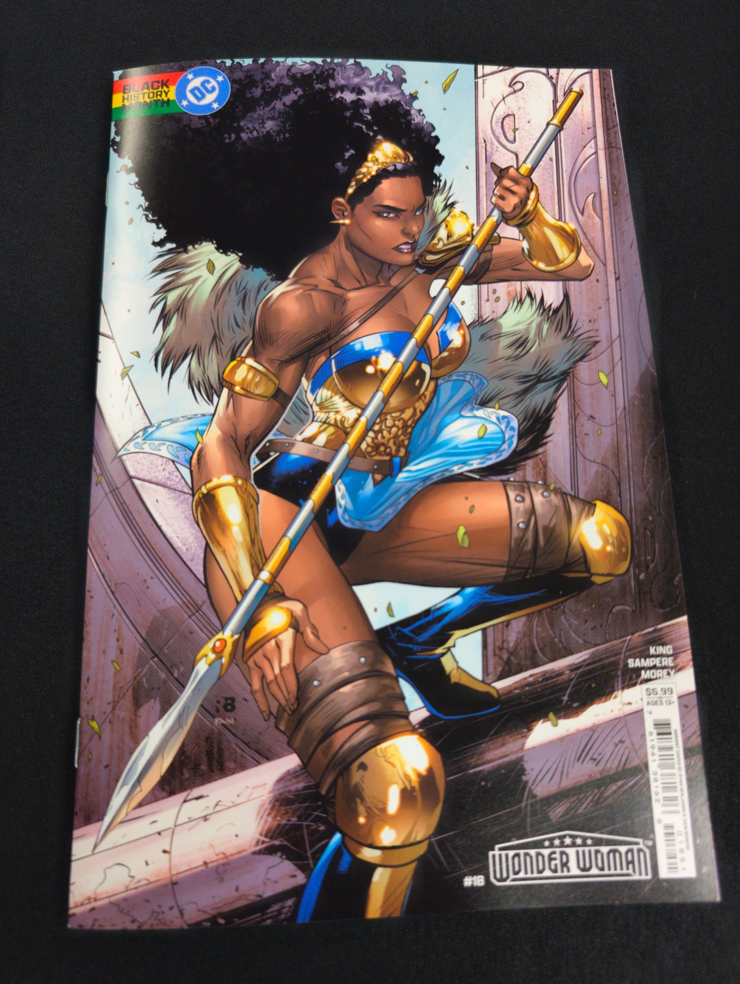 Wonder Woman #18 Black History Month Benjamin & Beredo Variant