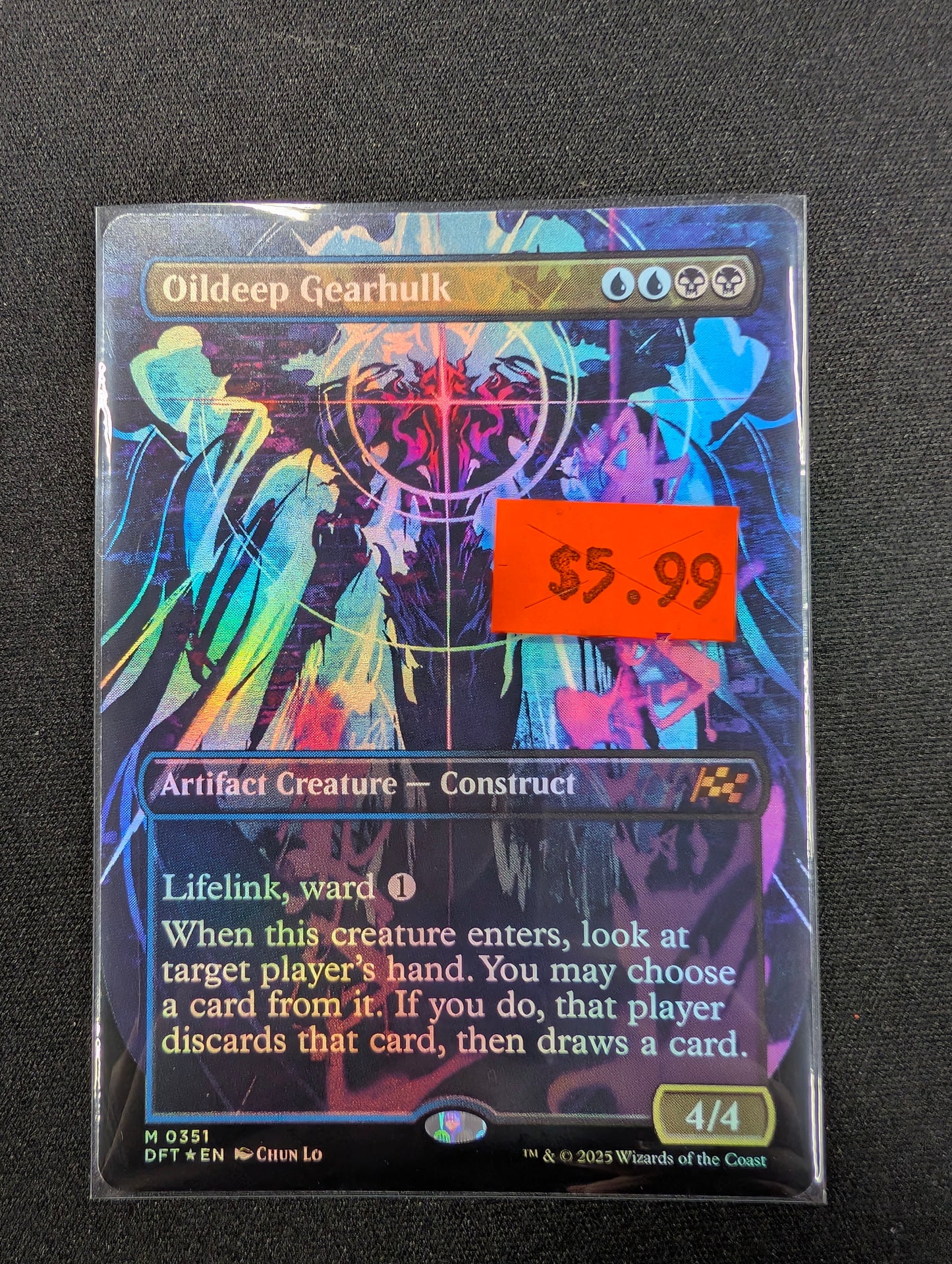 Oildeep Gearhulk (Borderless Foil) (T)