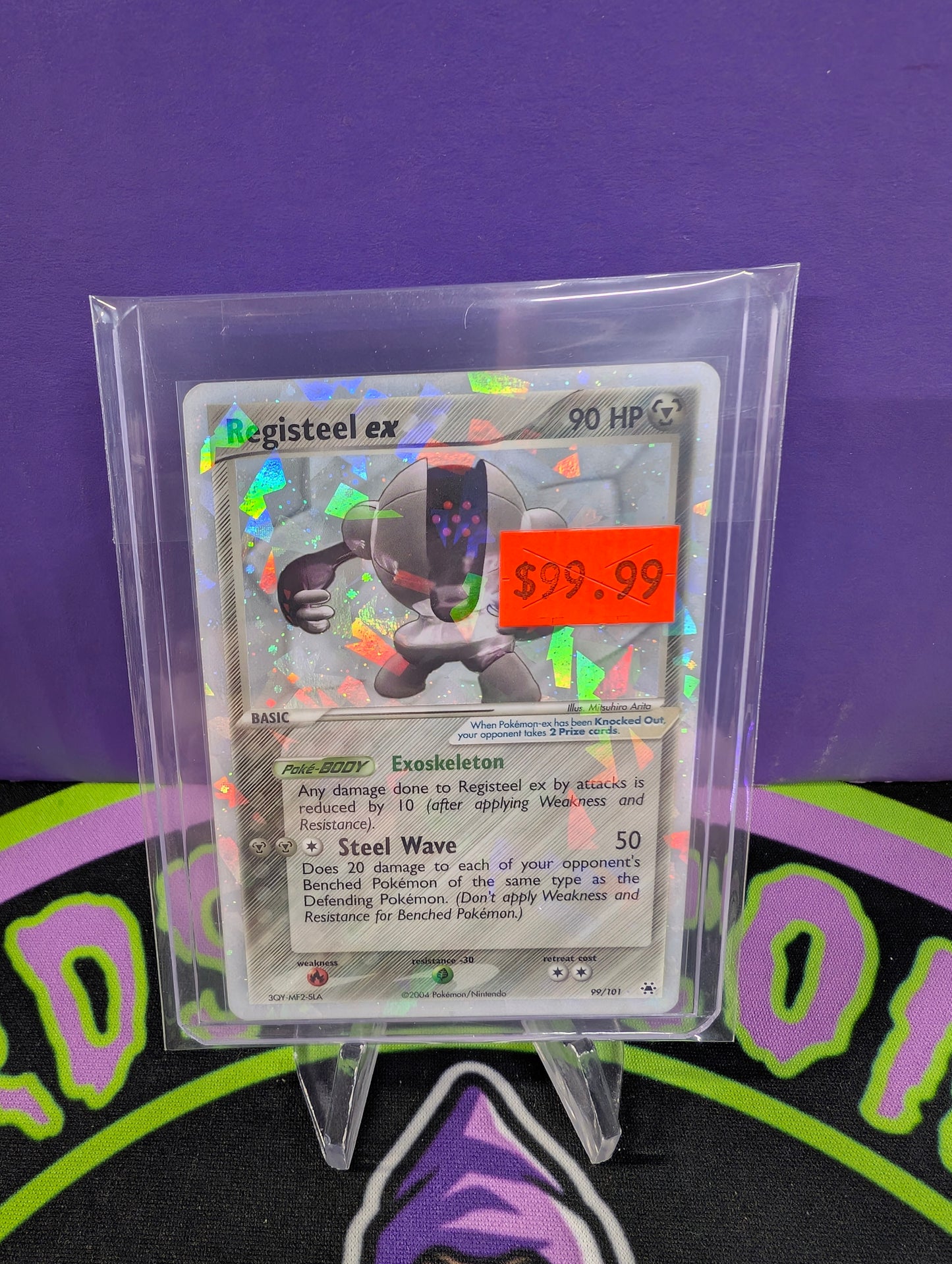 Registeel EX Hidden Legends Cracked Ice Holo 99/101 NM/M