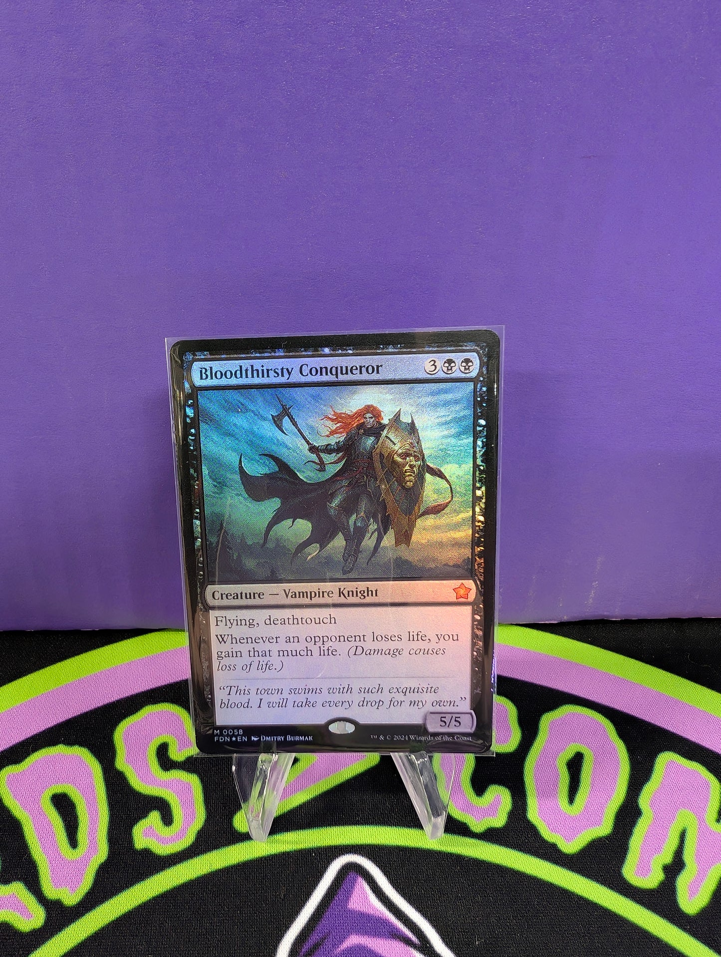 Bloodthirsty Conqueror Holofoil