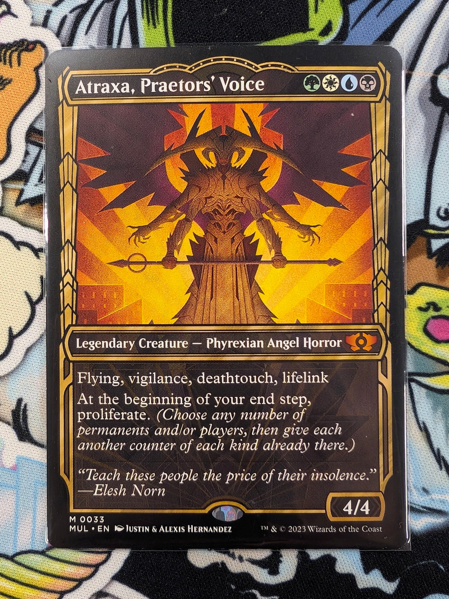 Atraxa, Praetors' Voice