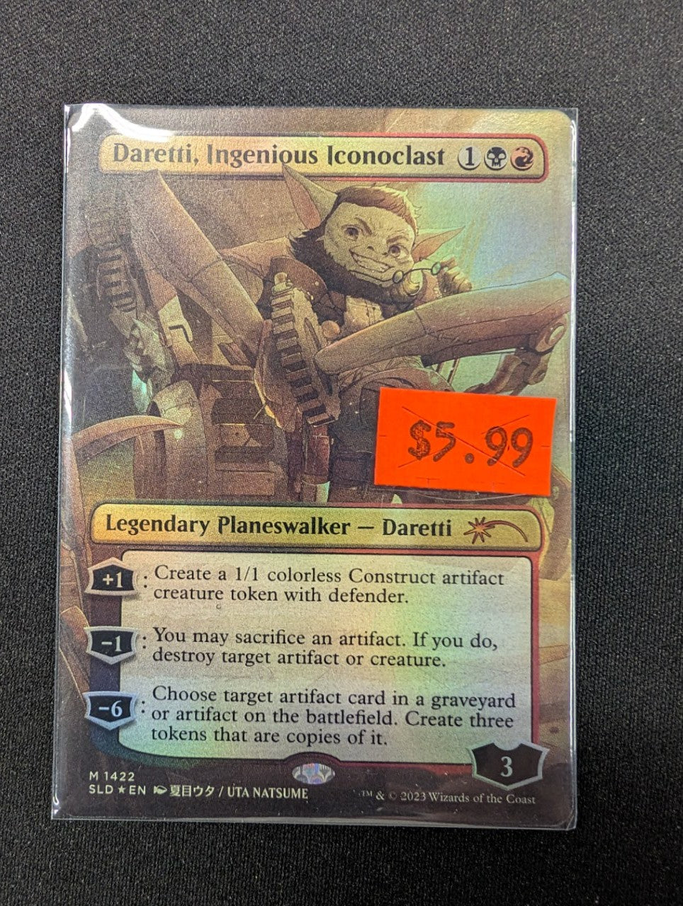 Daretti, Indegious Iconoclast (Secret Laire Foil)