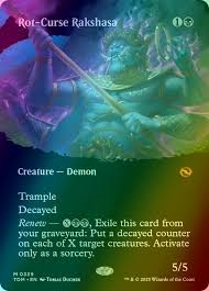 Rot-Curse Rakshasa Borderless Foil 0339 TDM (T)