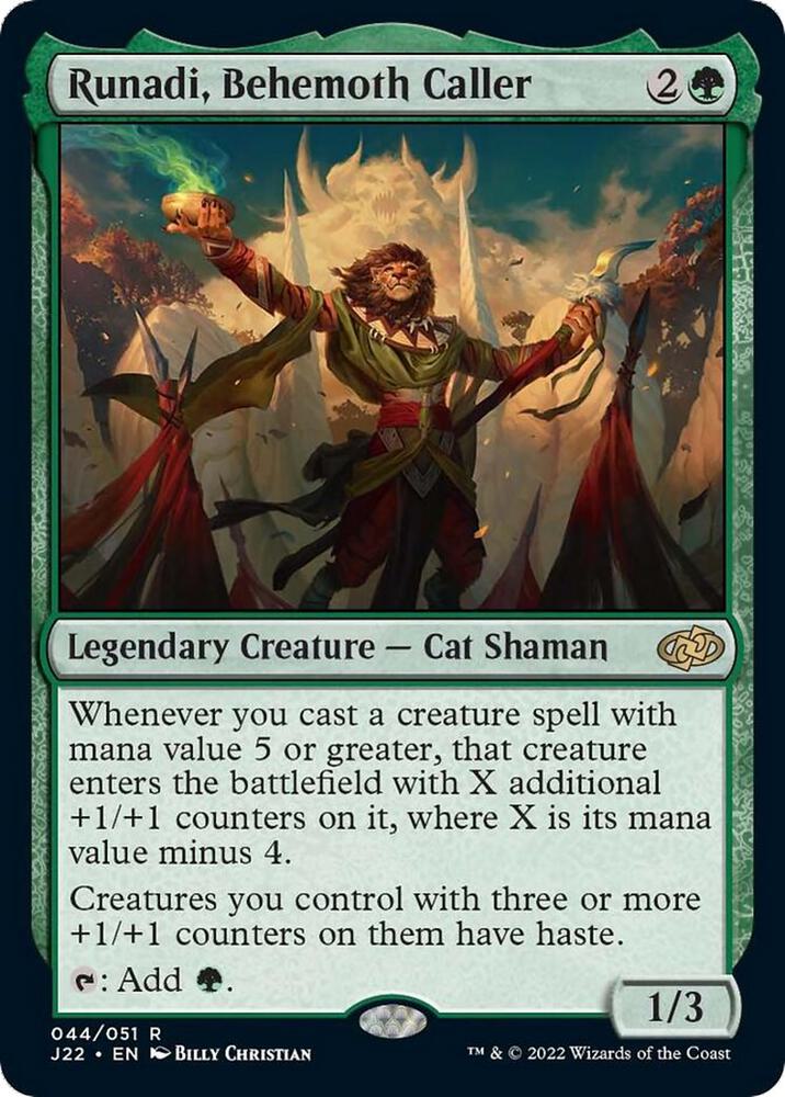 Runadi, Behemoth Caller 044/051 J22
