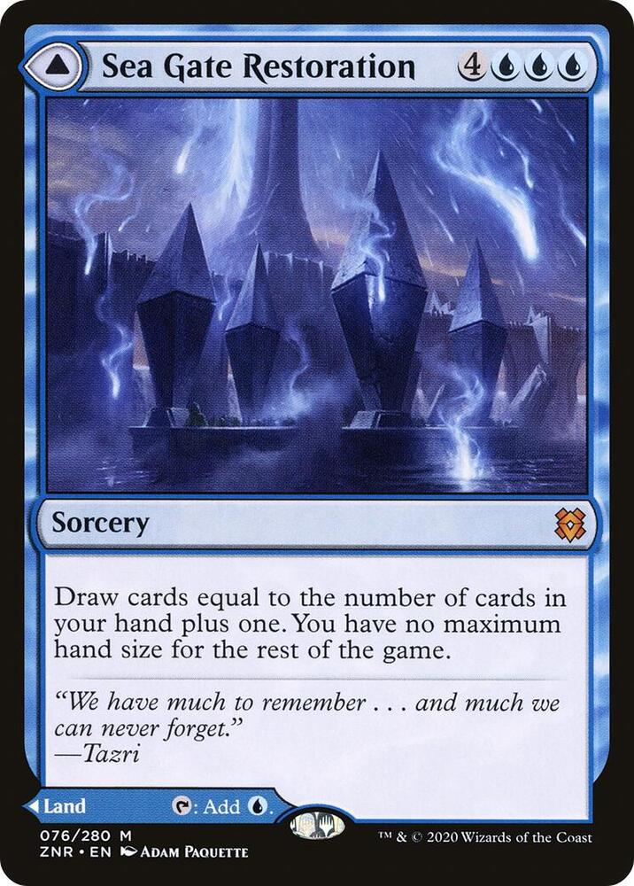 Sea Gate Restoration - Zendikar Rising (ZNR) #76