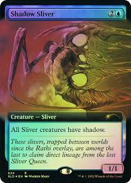 Shadow Sliver Secret Lair Drop Series Extended Art
