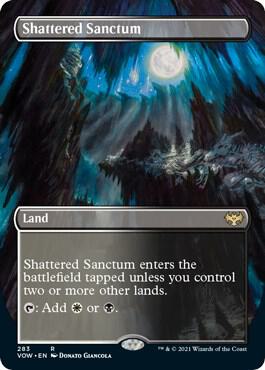 Shattered Sanctum (Borderless) - Innistrad: Crimson Vow (VOW) Foil
