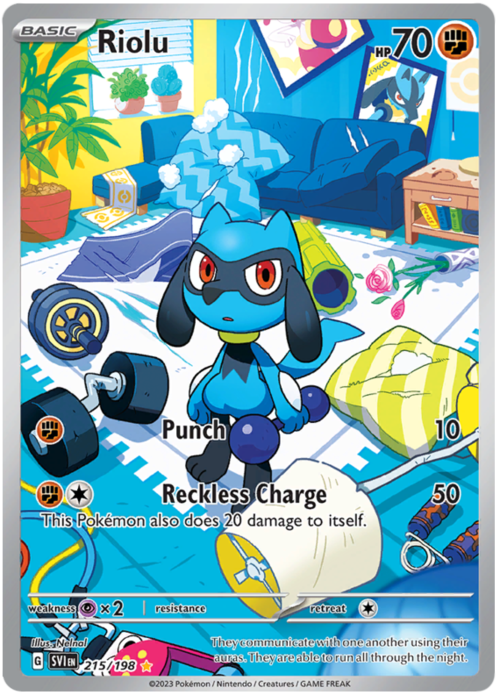 Riolu Illustration Rare 215/198 SV Base Set