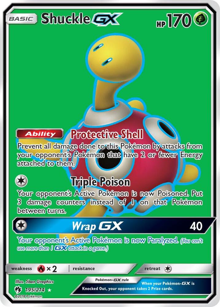 Shuckle GX (Full Art) - SM - Lost Thunder (SM8)
