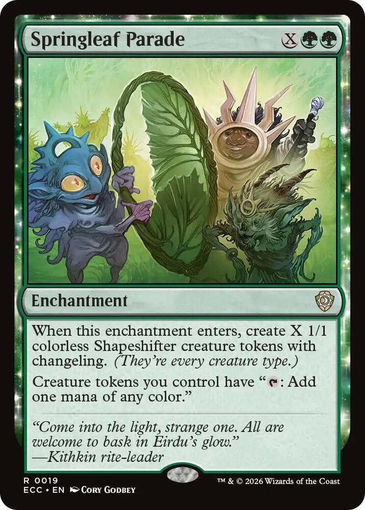 Springleaf Parade - Commander: Lorwyn Eclipsed (ECC)