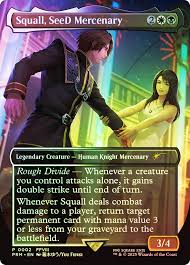 Squall, Seed Mercenary Borderless Foil 0002 PRM