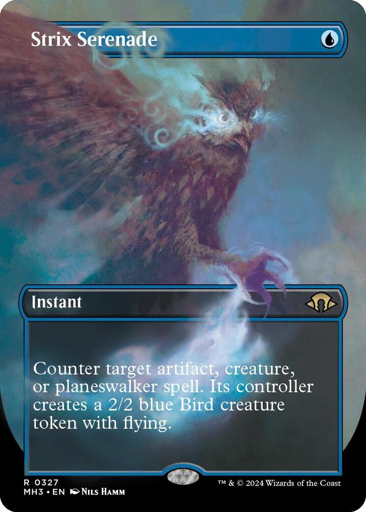 Strix Serenade (Borderless) Foil - Modern Horizons 3 (MH3) 0327