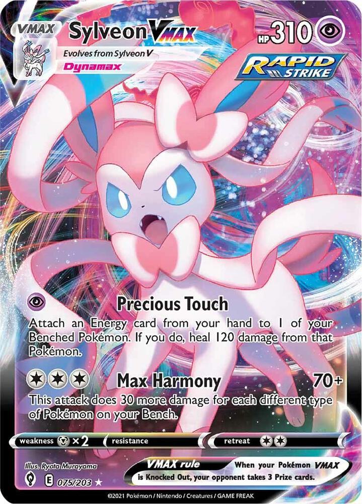 Sylveon VMAX - SWSH07: Evolving Skies (SWSH07) 075/203