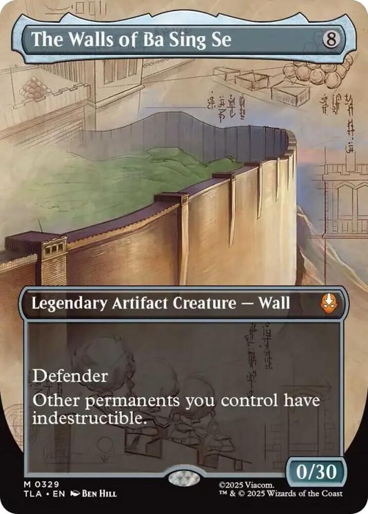 The Walls of Ba Sing Se Borderless Foil 0329