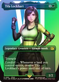 Tifa Lockhart Borderless Foil 0391 FIN