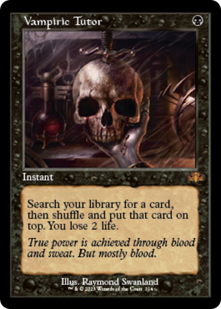 Vampiric Tutor #314 Foil DMR