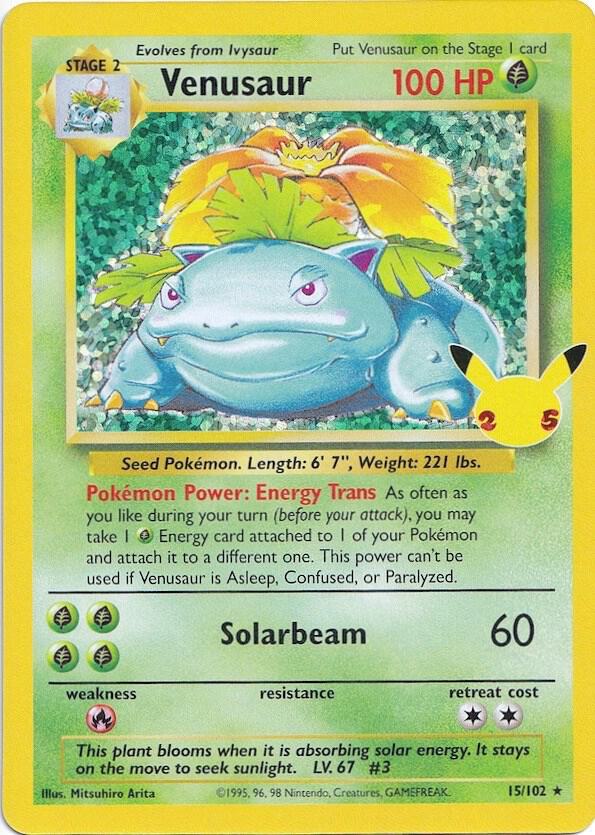 Venusaur Celebratios Holo 15/102
