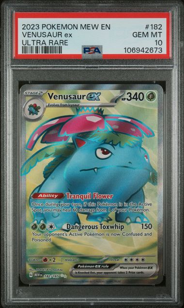 Venusaur 151 Full Art PSA 10