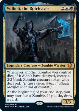 Wilhelt, the Rotcleaver - Commander: Innistrad: Midnight Hunt (MIC) 002