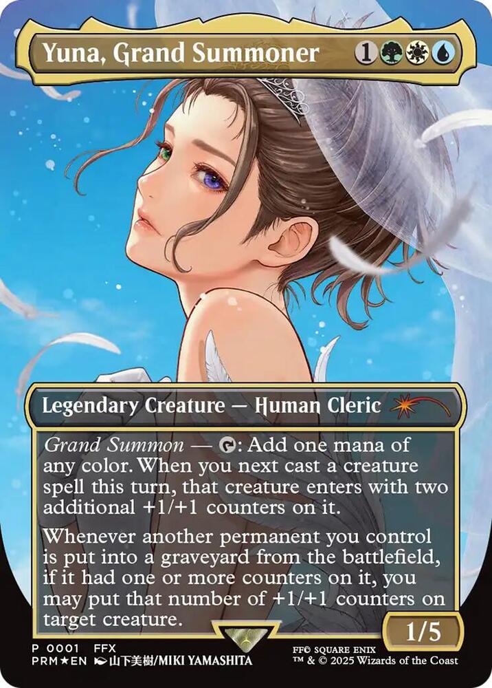 Yuna, Grand Summoner (Borderless) - WPN & Gateway Promos (WPN)