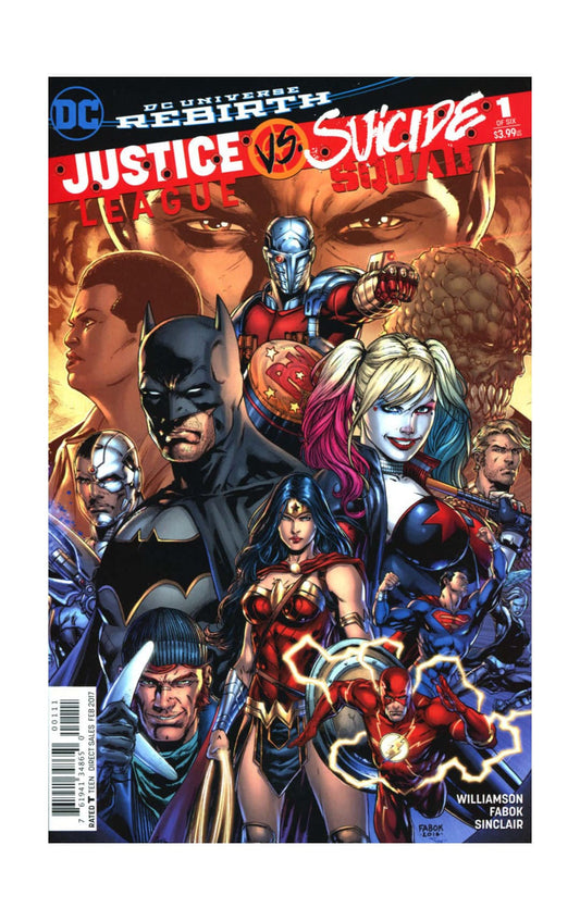Justice League vs Suicide Squad #1 Cover A Regular Jason Fabok Cover