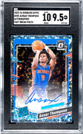 Ausar Thompson Fast Break Prizm RC Optic auto SGC 10, 9.5 #255