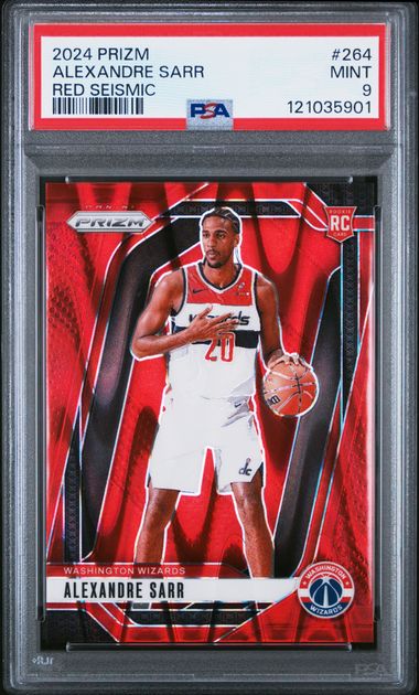Alexander Sarr Red Seismic 2024 Prizm PSA 9