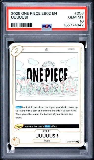 2025 ONE PIECE EB02-EXTRA BOOSTER -ANIME 25TH COLLECTION- #058 UUUUUS!
