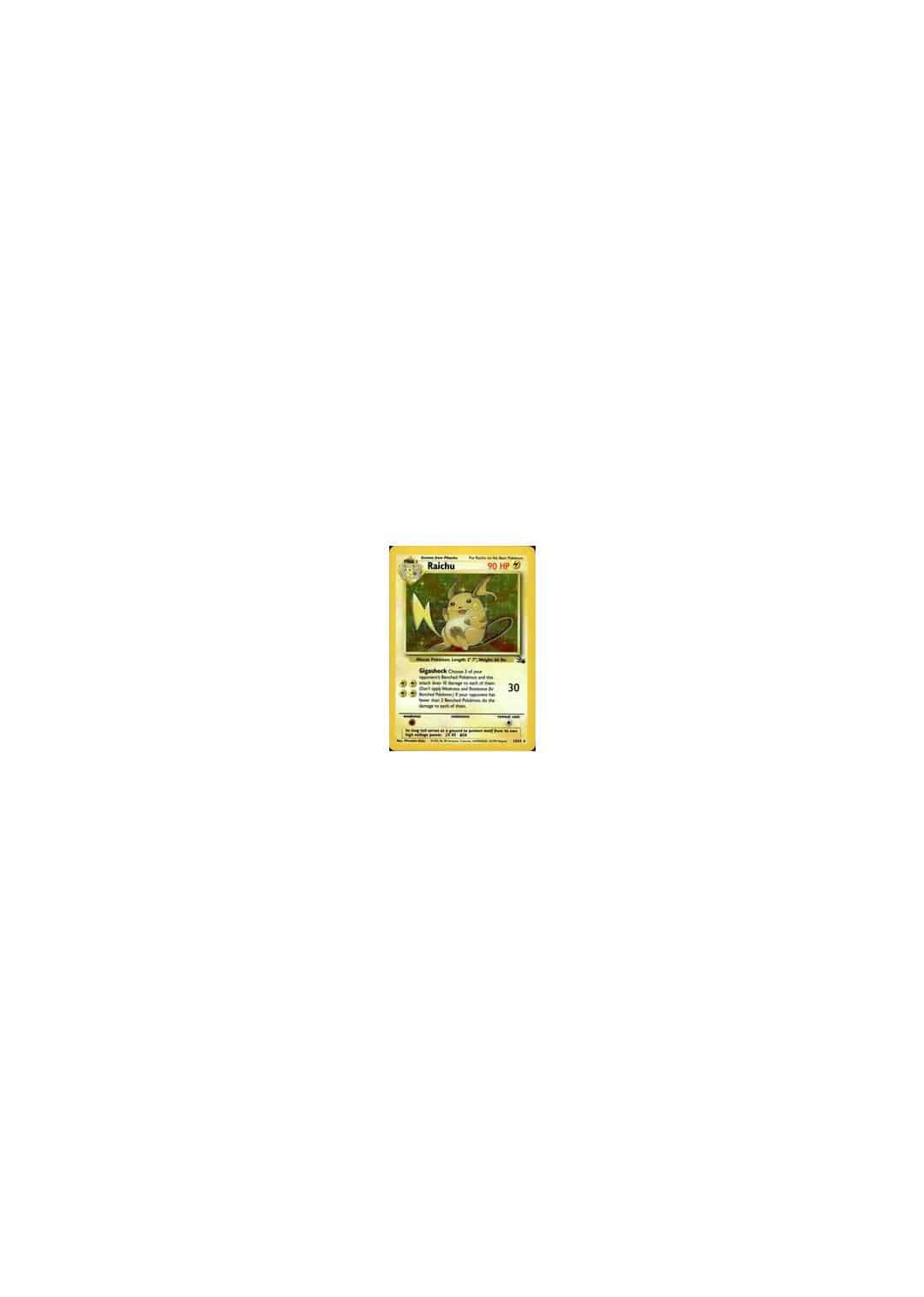 Raichu Fossil Holo 14/62 LP