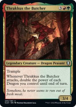 Thrakkus the Butcher - Commander Legends: Battle for Baldur's Gate (CLB) FOIL