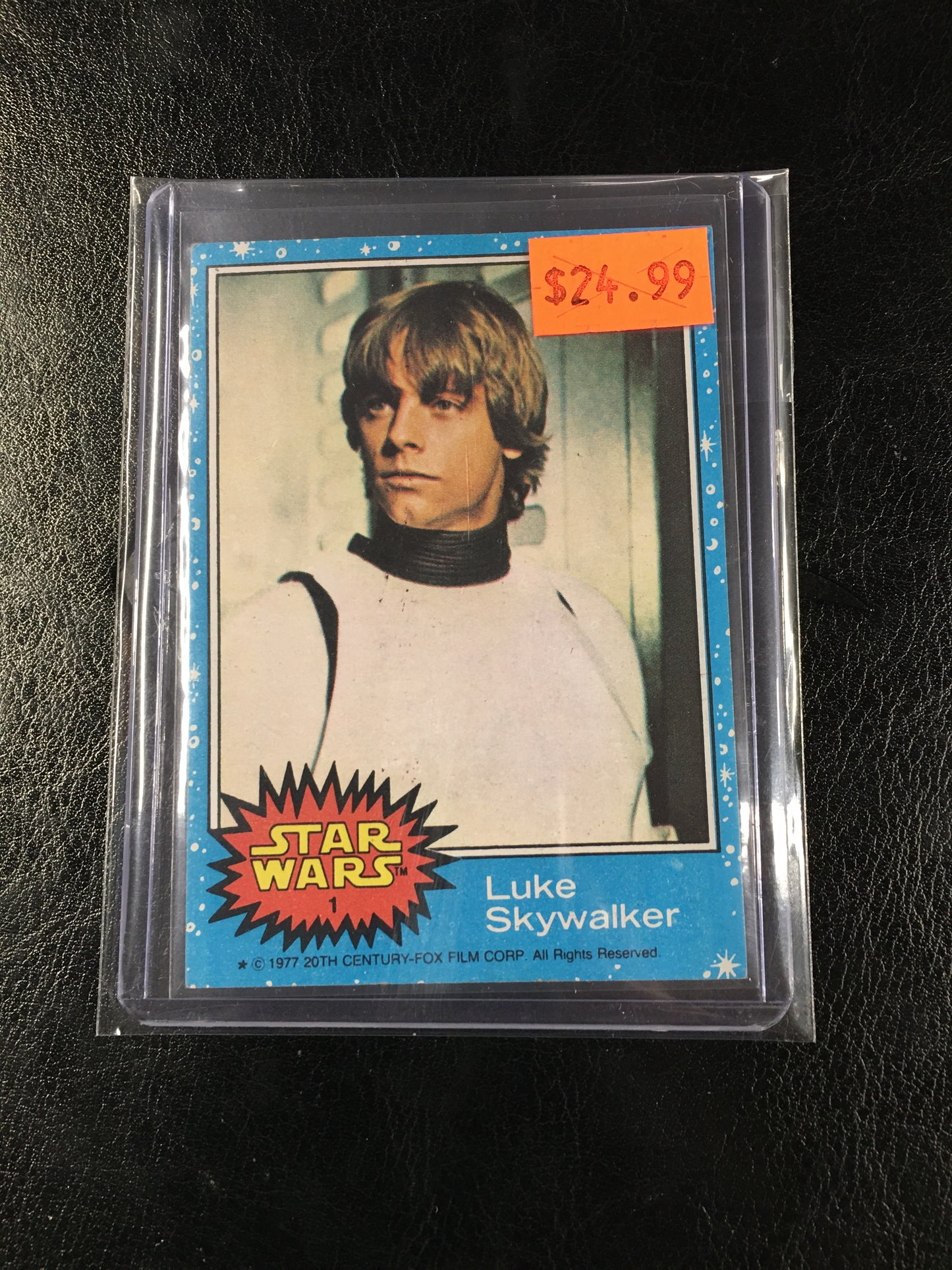 Luke Skywalker 1977 Blue Card #1