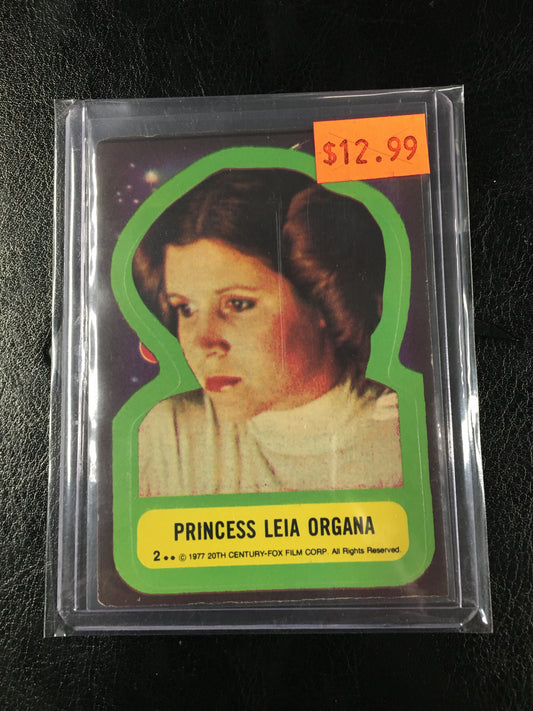 Princess Leia Organa 1977 Sticker #2