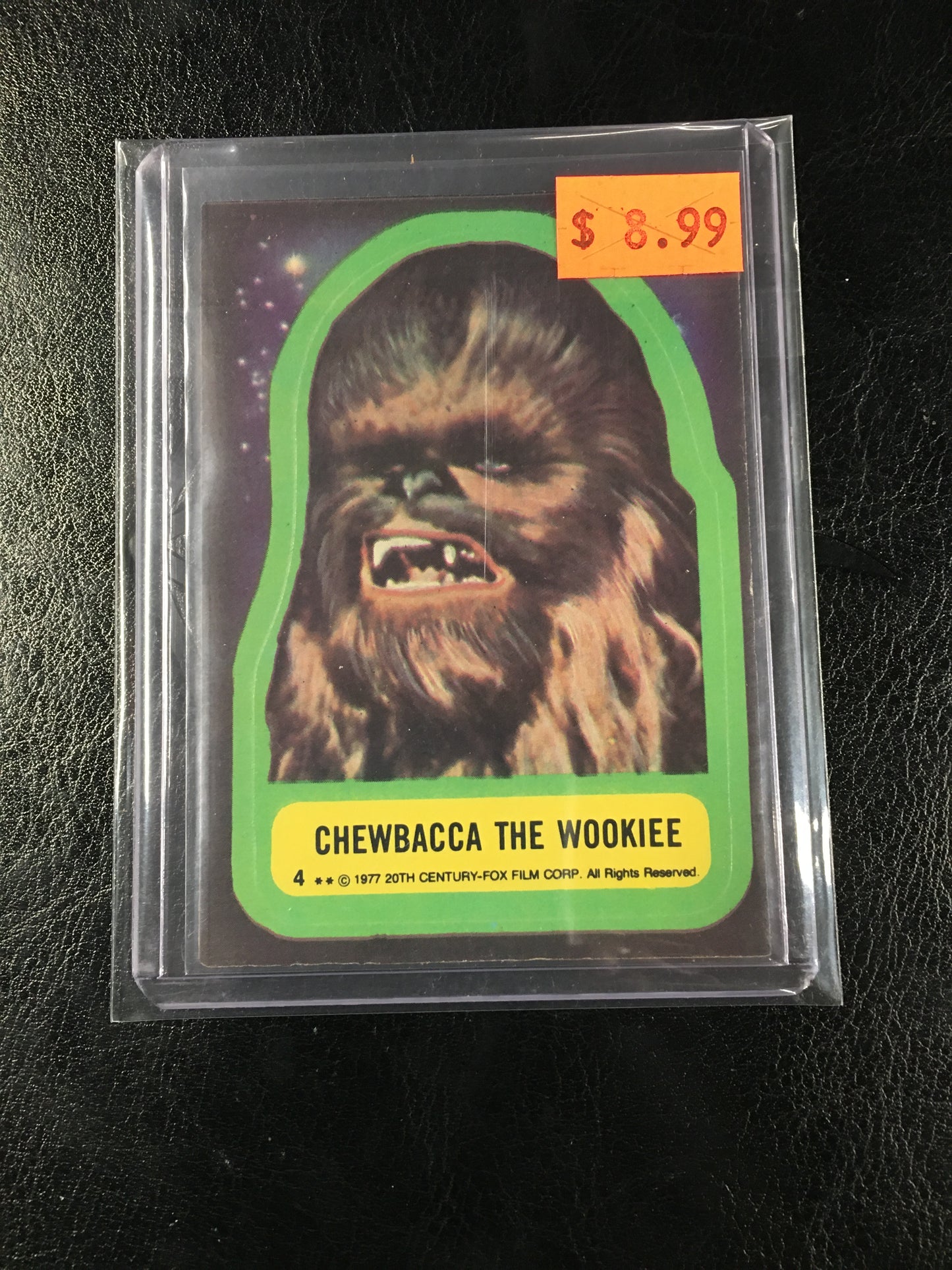 Chewbacca The Wookiee #4 Sticker 1977