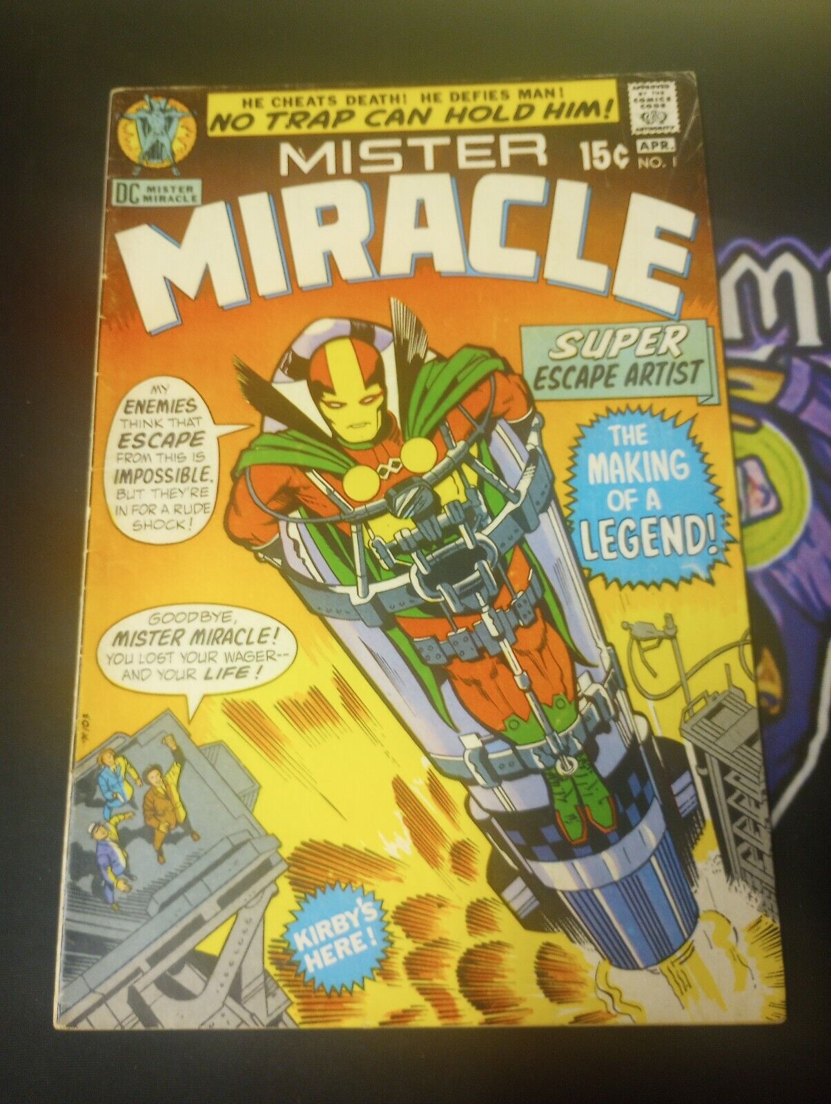 Mister Miracle #1 (1971) Jack Kirby Check Pictures Has Some Wear