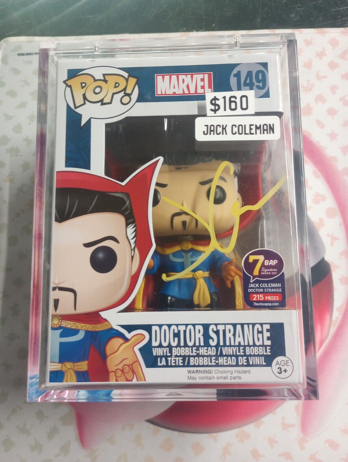 Funko Pop! Marvel Doctor Strange  #149 Signed By Jack Coleman NRFB /250 Pcs