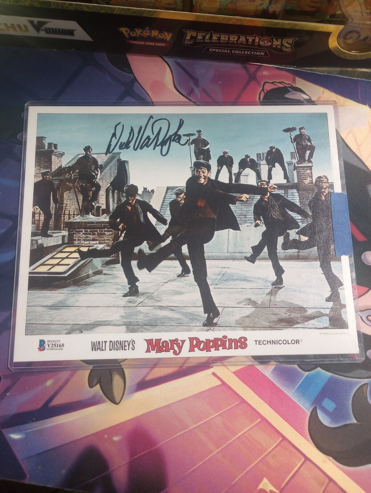 Dick Van Dyke autographed 8x10 photo Beckett COA Mary Poppins Scene