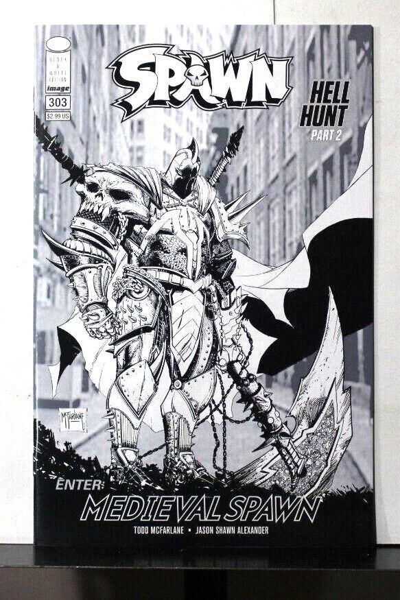 Spawn #303 Black & White (Image Comics)