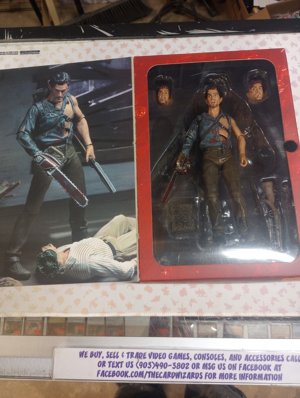 NECA Evil Dead 2 Ultimate Hero Ash 7" Action Figure White Box Variant