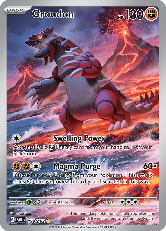 Groudon (199/182) [Scarlet & Violet: Paradox Rift] - CardWizards