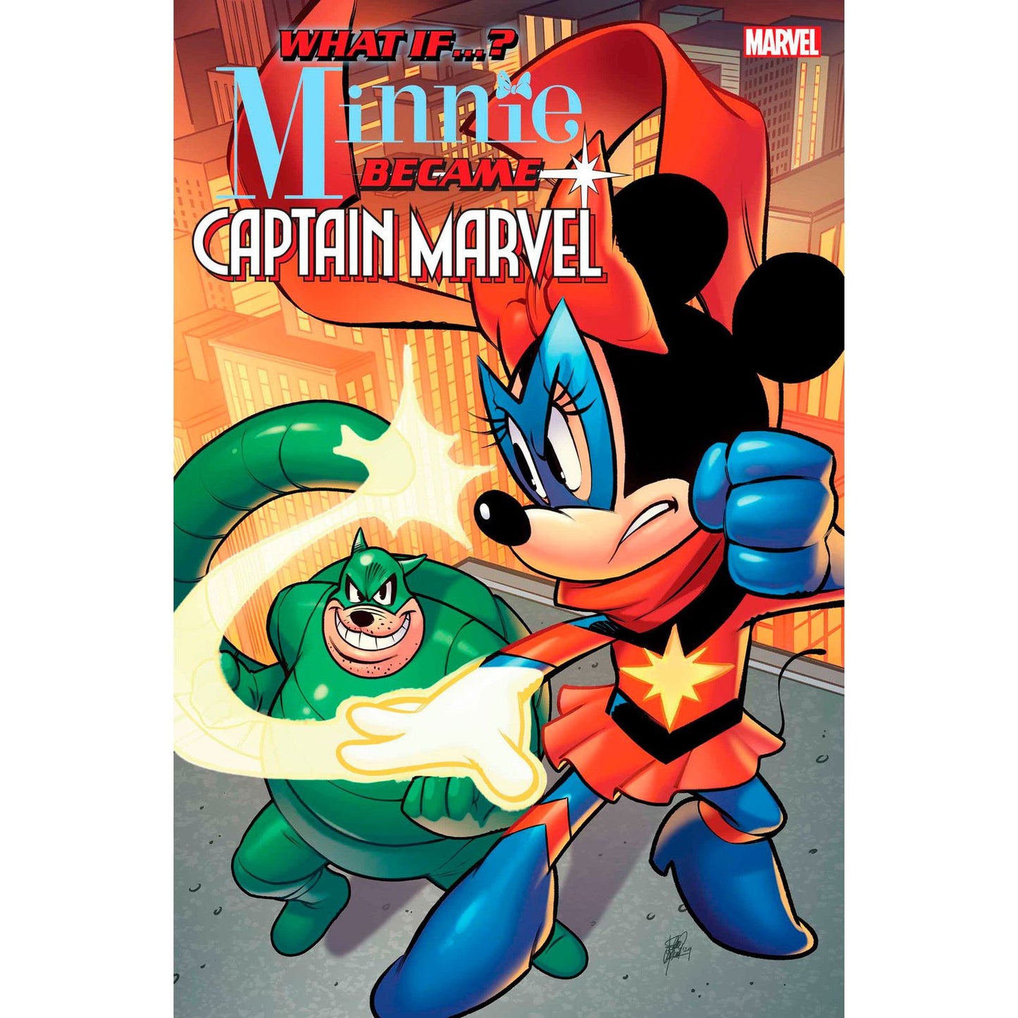 WHAT IF...? MINNIE BECAME CAPTAIN MARVEL #1 ELENA CASAGRANDE VARIANT - CardWizards