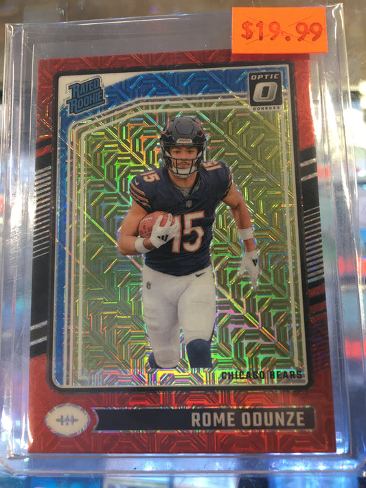 Rome Odunze Mojo Red Optic Rc #286